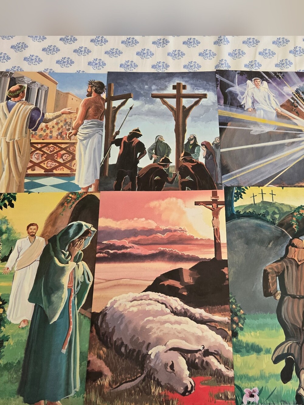 Lot Of 28 Pensacola Christian College  Illustration Poster Panel - Multi Color